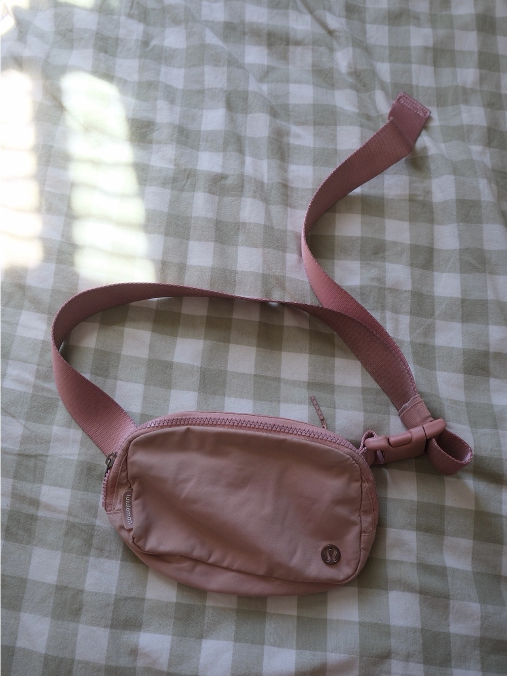 lululemon pink crossbody belt bag